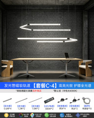 Magnetic luminous tube [package c-4] please note the light color