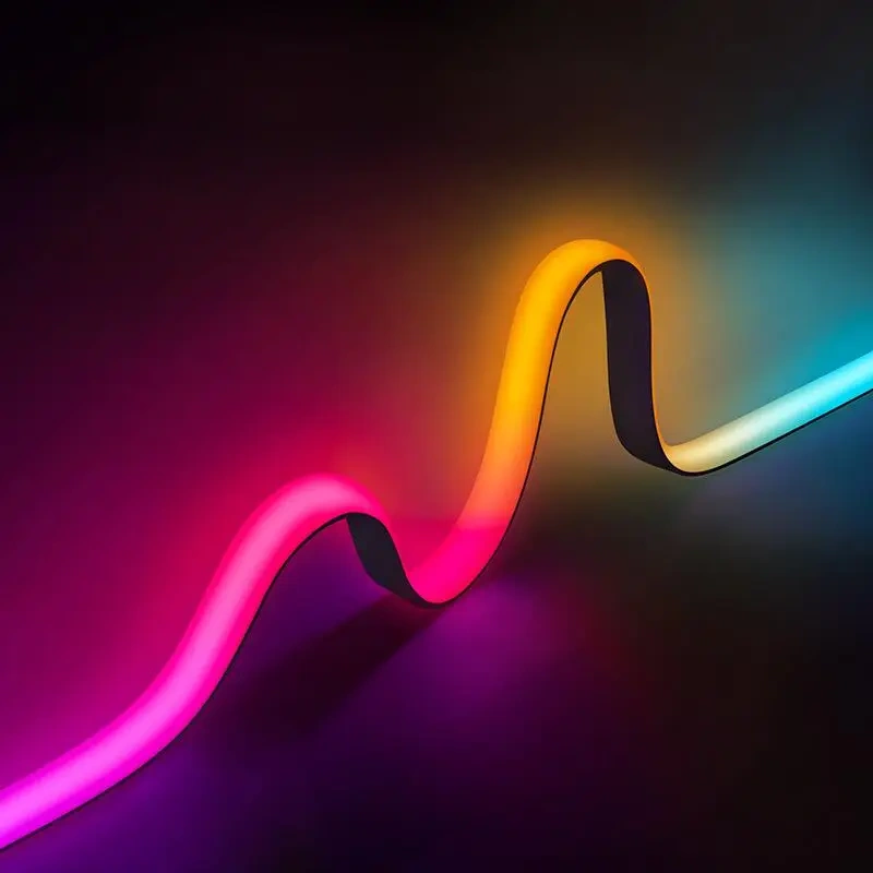 15mm DC24V 1427leds/m 5 in 1 RGB+CCT WS2805 IC 12 Pixels/m LED Pixel IP65 Neon Strip Light LED Strip Magic Color Chasing