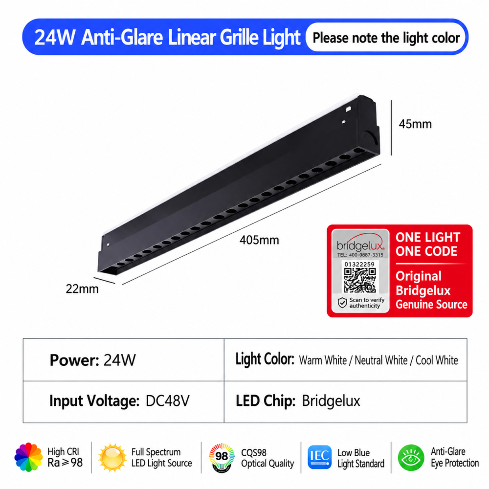 Modular Magnetic LED Tube Lighting System for Offices & Commercial Spaces
