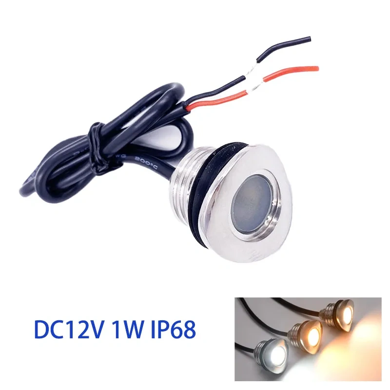 IP68 recessed LED handrail light with cable and white light color examples