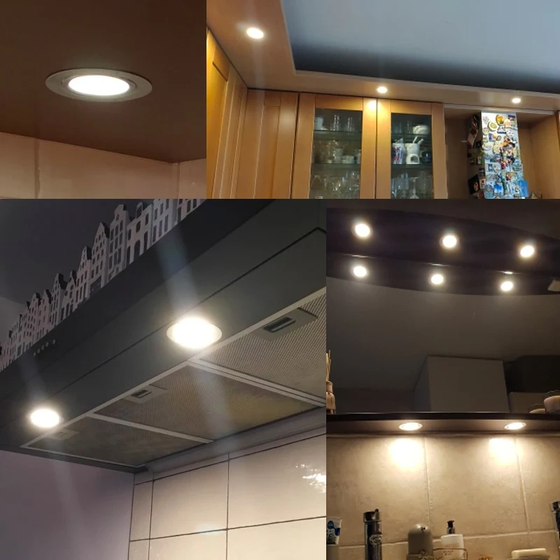 Slim 14mm Mini Spotlight LED 3W 5W Bulb Downlight 12V 24V DIY Lighting Luminaire Kitchen Home Hotel Living Room Ceiling