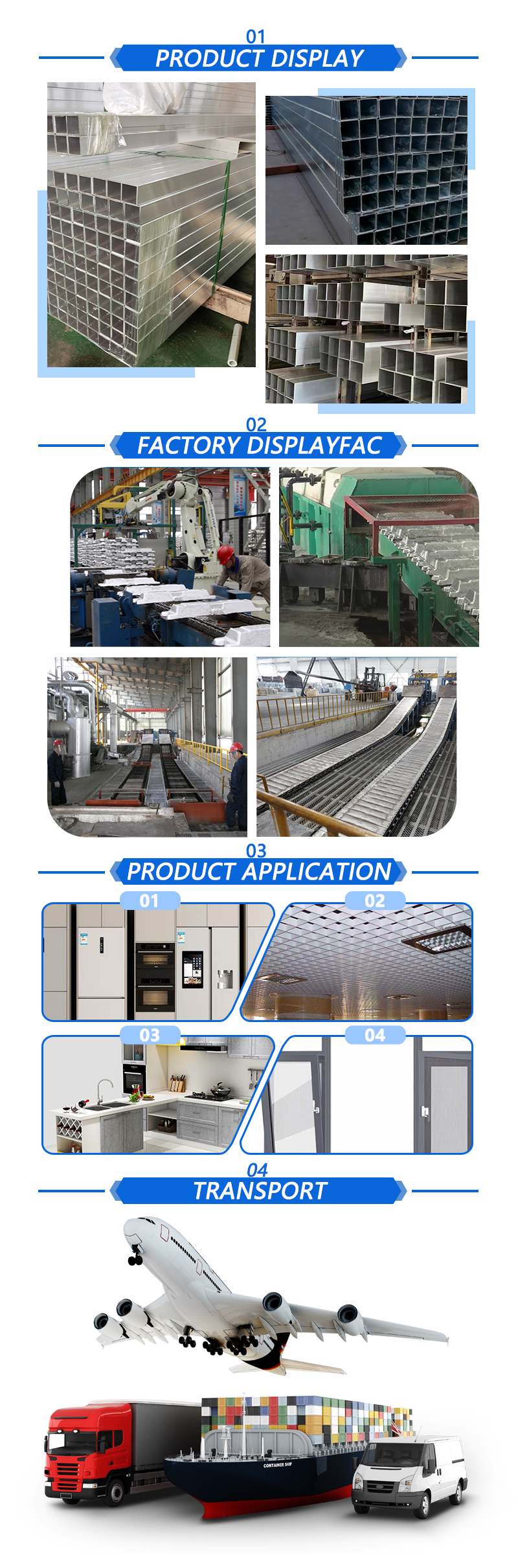 Anti-rust Aluminum Alloy Square Tube