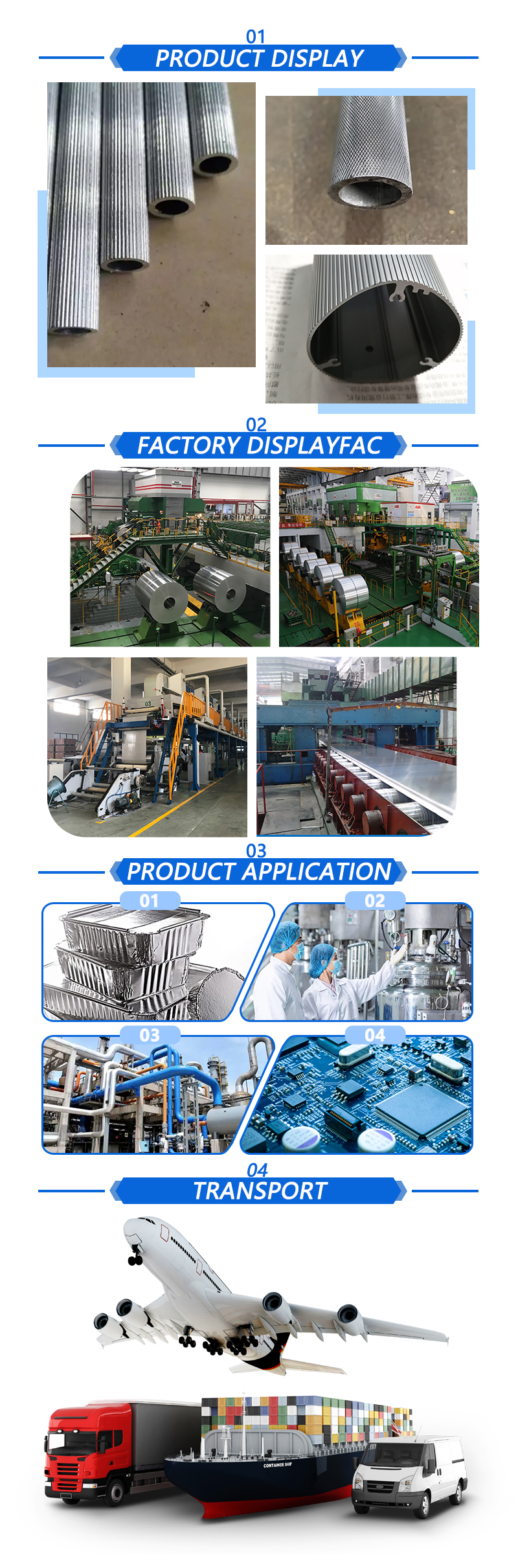 Pure Embossed Aluminium Tube