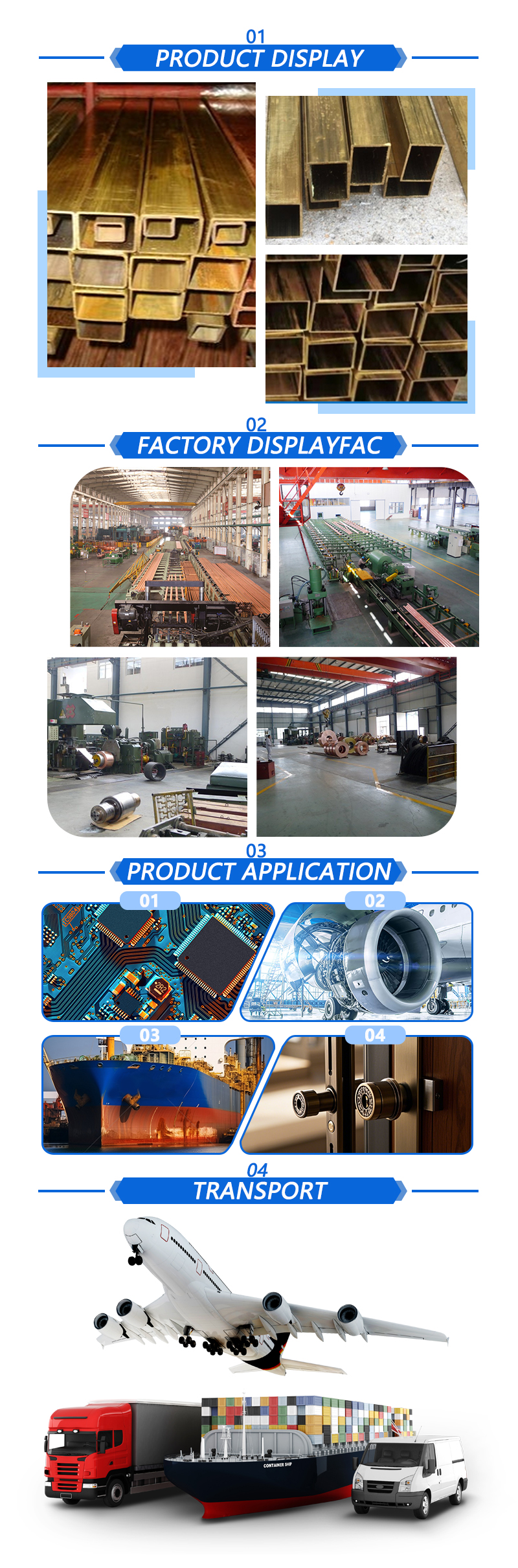 Brass Rectangle Tube