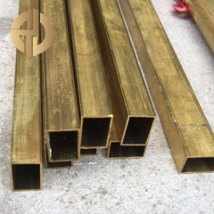 Brass Rectangle Tube