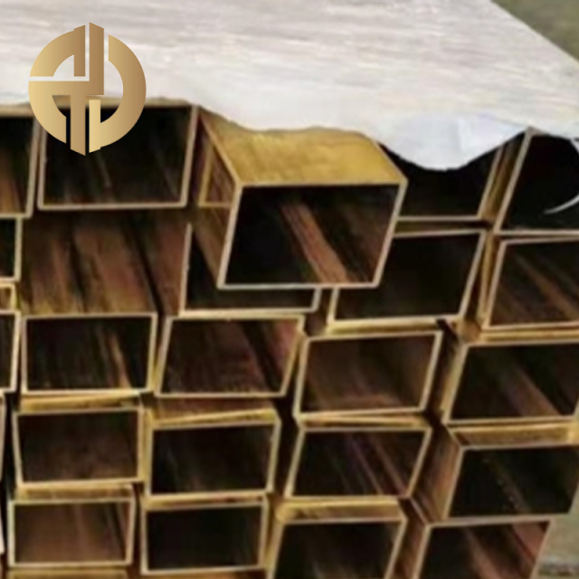 Brass Rectangle Tube