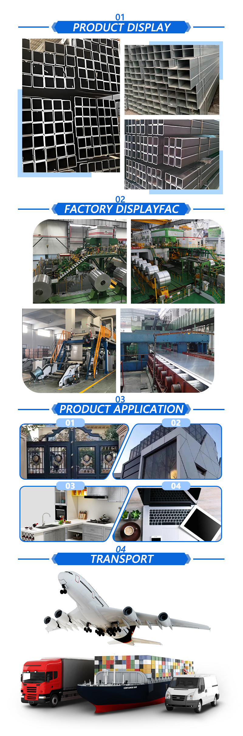 Superhard Aluminum Alloy Square Tube