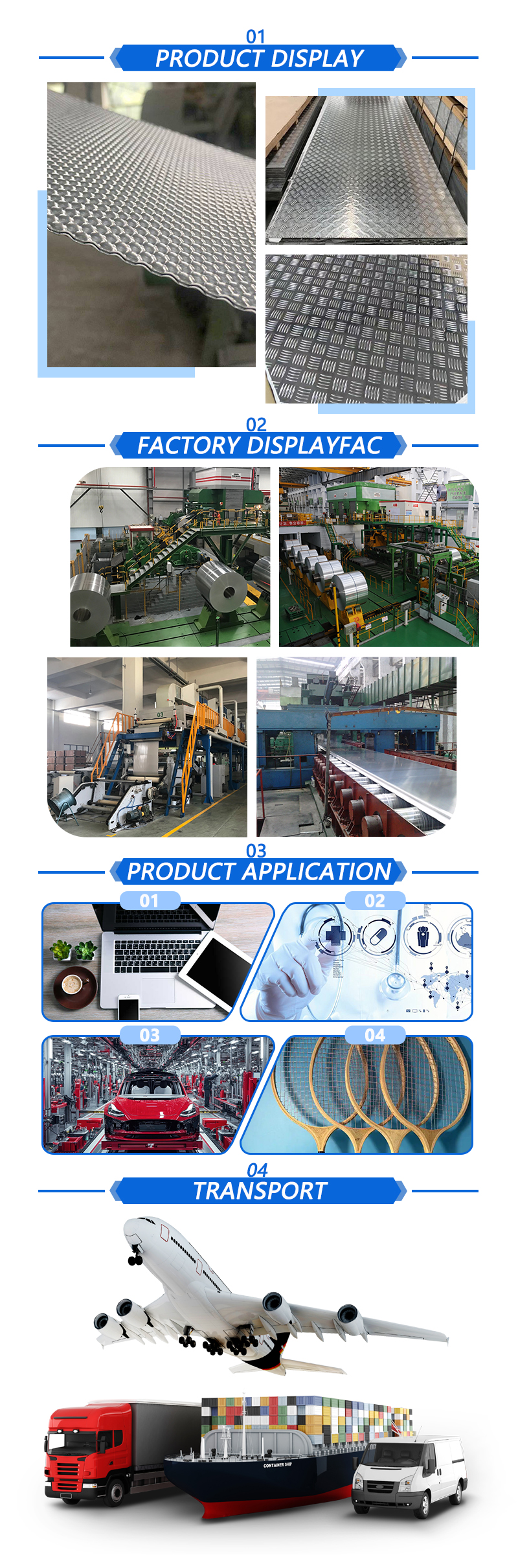 Forging Embossed Aluminum Alloy Sheet