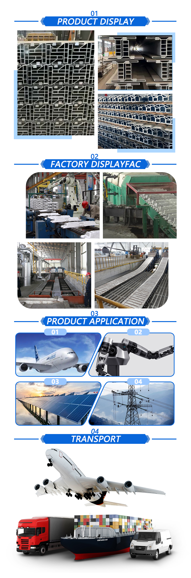 Aluminum Profiles for Industry Use