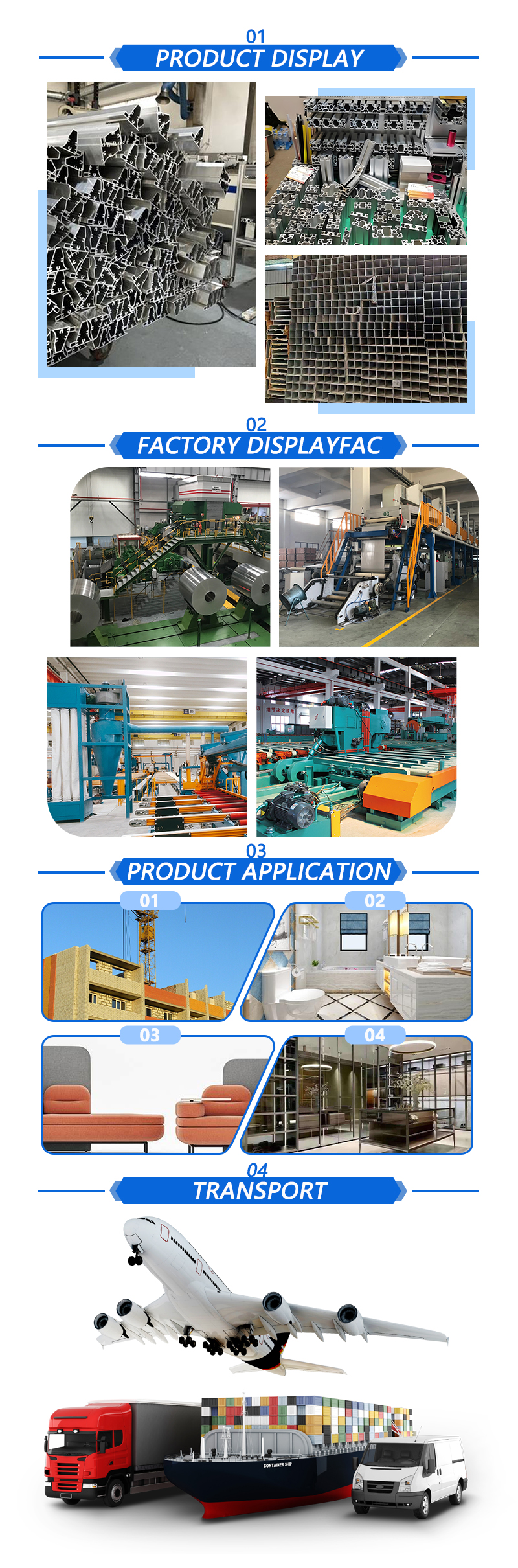 Extrusion Aluminum Profiles