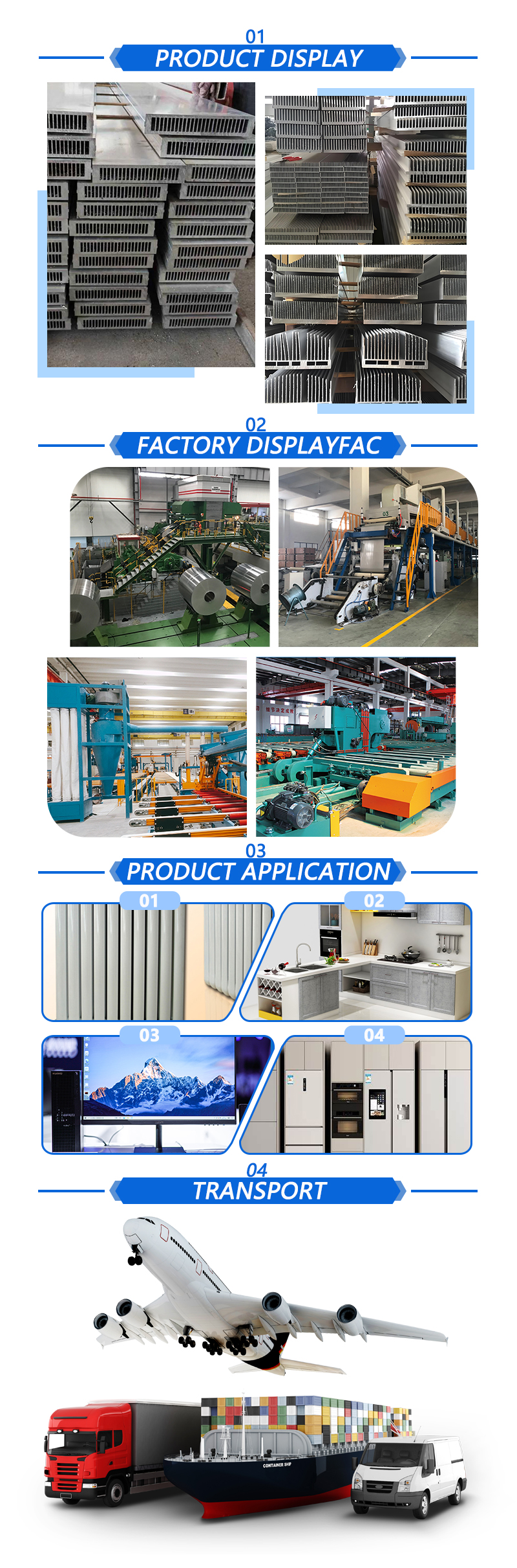 Aluminum Profiles for Radiator