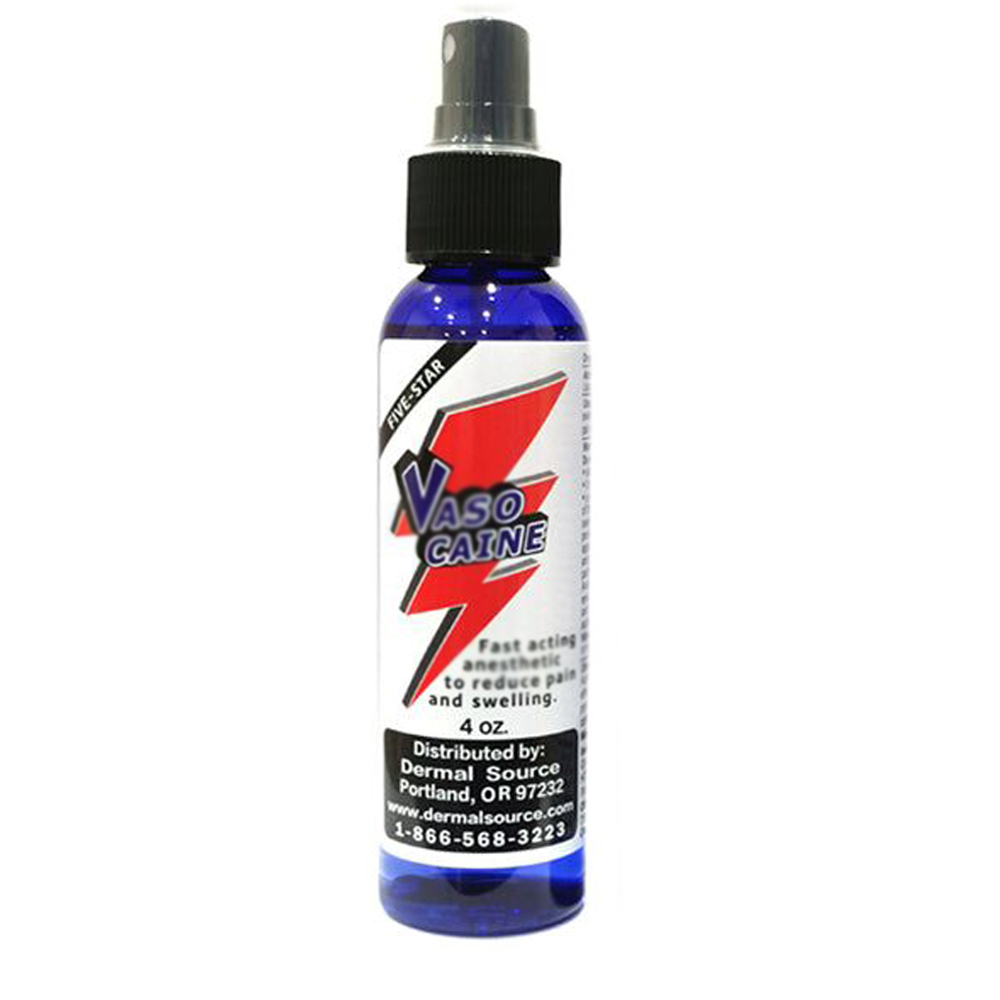 Five Star Vasocaine Topical Relieving Spray-4 OZ Bottle