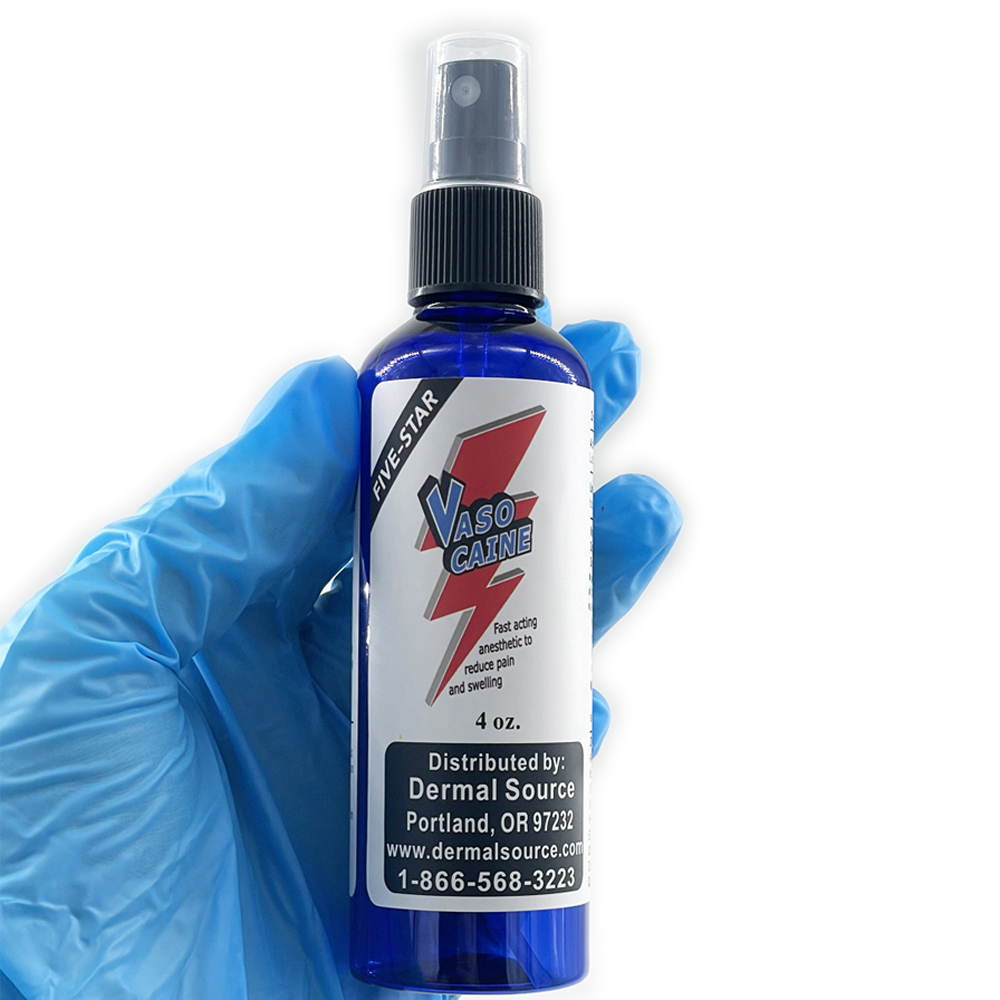 Five Star Vasocaine Topical Relieving Spray-4 OZ Bottle
