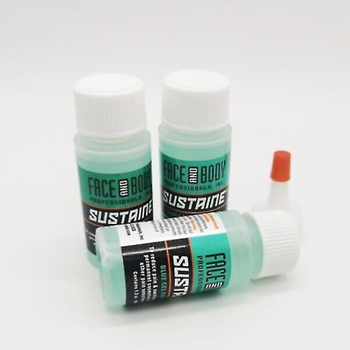 1 Piece 1.2oz Professional Face Amp Body Tattoo Support Blue Gel Semi-permanent Eyebrow Eyeline Blue Assist Care Gel