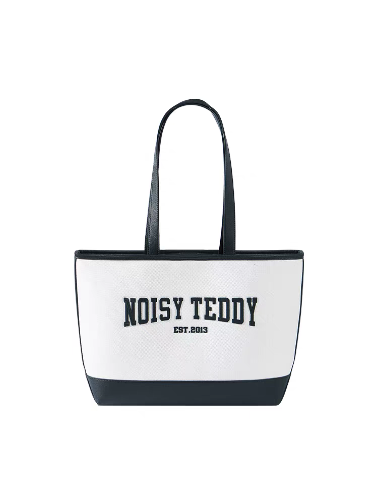 Noisy Teddy 24-year-old new model universal trendy fashionable large capacity women's tote bag shoulder bag with letter print