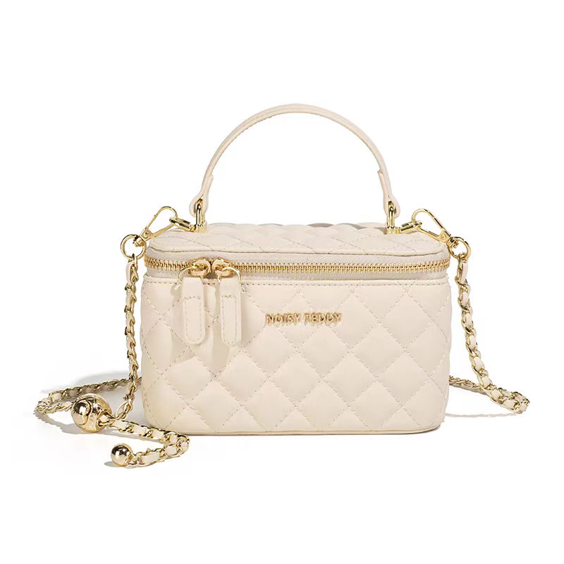 NOISY TEDDY 25th Anniversary New Fashion Premium Diamond-shaped Women's Zippered Handbag Versatile Crossbody Style