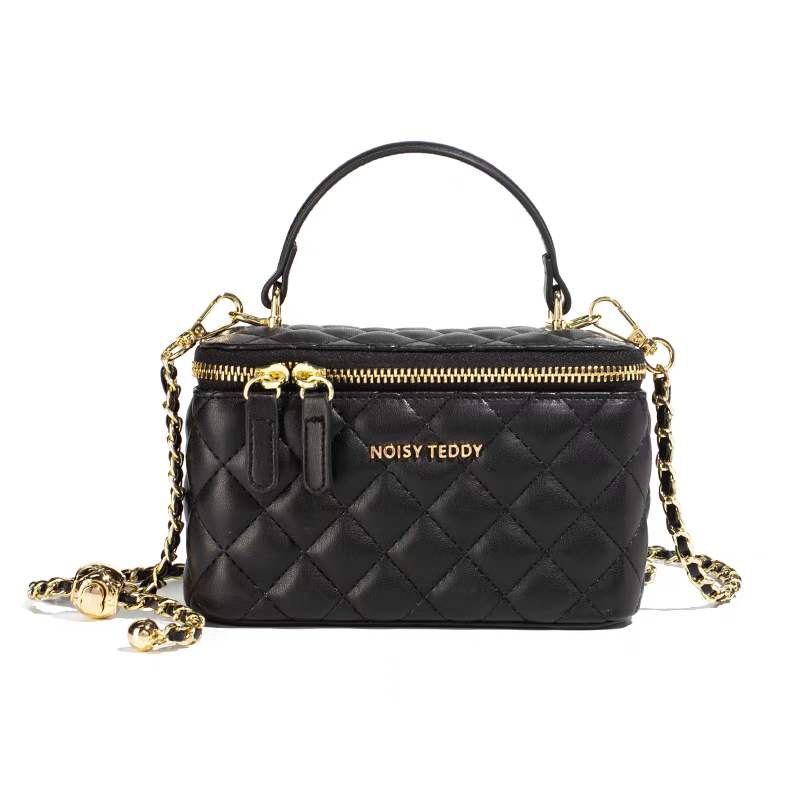 NOISY TEDDY 25th Anniversary New Fashion Premium Diamond-shaped Women's Zippered Handbag Versatile Crossbody Style