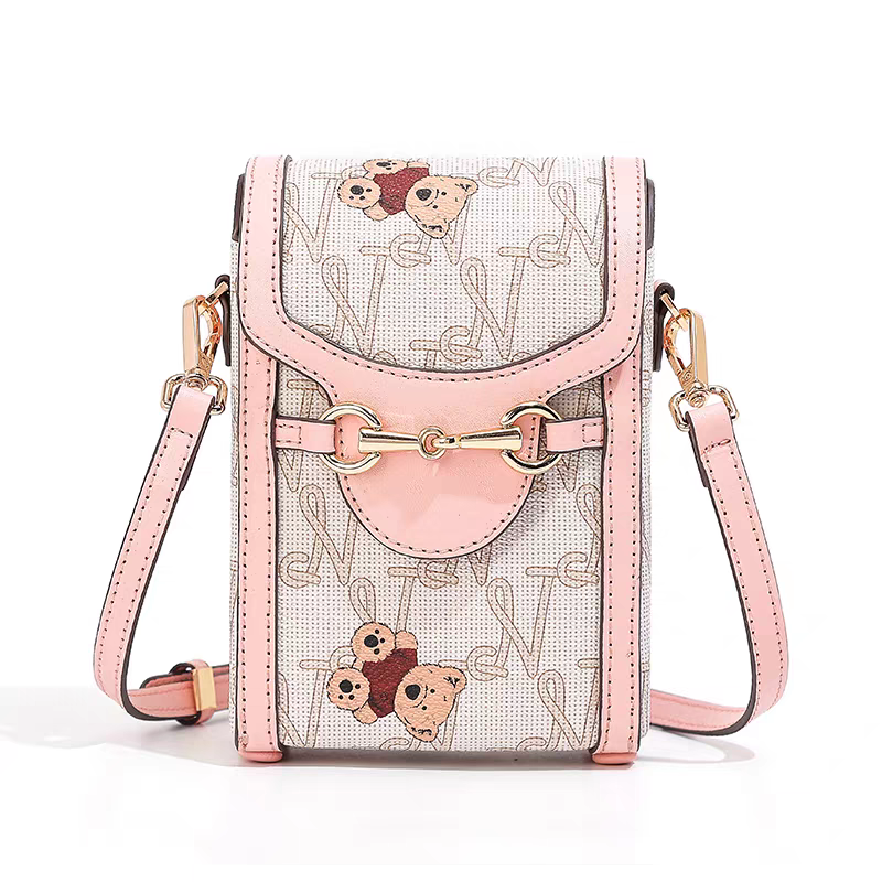 NOISY TEDDY25 New high-end, fashionable and trendy mobile coin purse, small and mini crossbody versatile bag