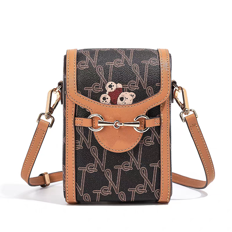 NOISY TEDDY25 New high-end, fashionable and trendy mobile coin purse, small and mini crossbody versatile bag