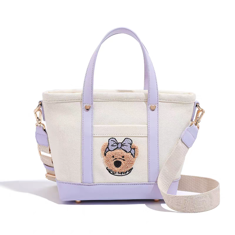 NOISY TEDDY 2023 New Fashion Trendy Simple and Cute Women's Handbag, Versatile Shoulder and Crossbody Bag