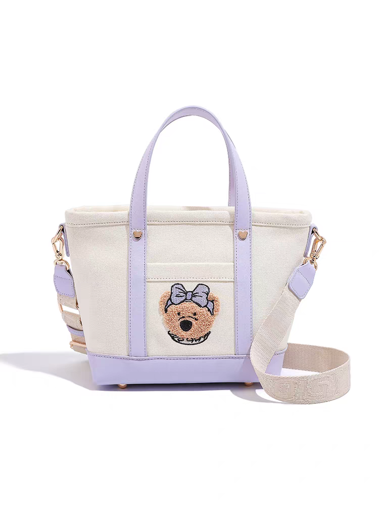 NOISY TEDDY 2023 New Fashion Trendy Simple and Cute Women's Handbag, Versatile Shoulder and Crossbody Bag