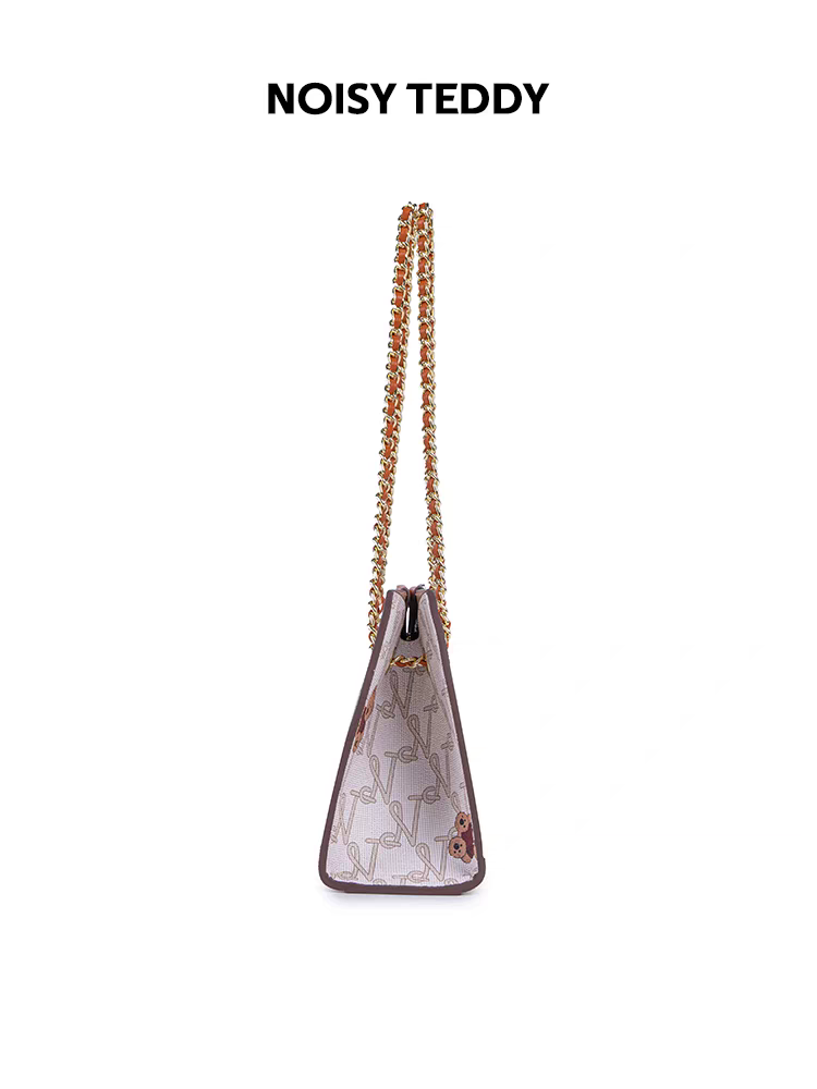 NOISY TEDDY25's new women's chain single-body crossbody bag, a high-end, trendy and fashionable underarm bag