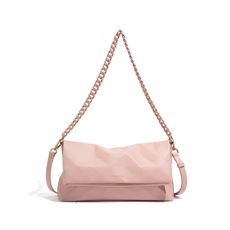 NOISY TEDDY25 new high-end texture diamond checkered women's underarm bag pleated tote bag single piece crossbody