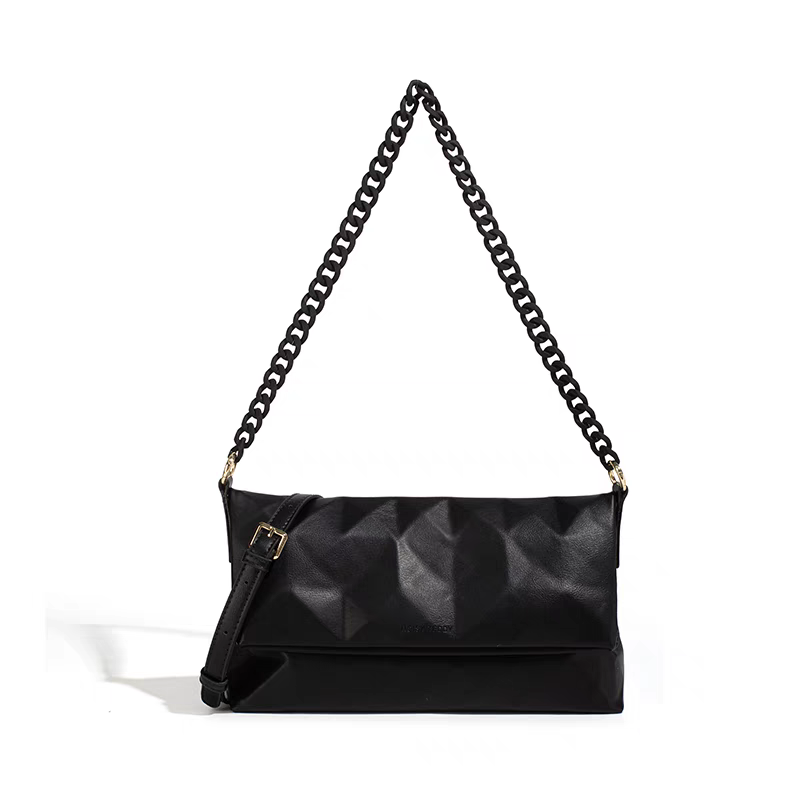 NOISY TEDDY25 new high-end texture diamond checkered women's underarm bag pleated tote bag single piece crossbody