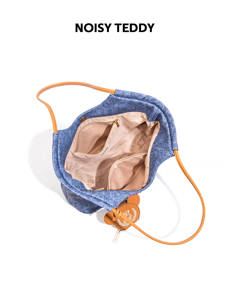NOISY TEDDY25 Summer Edition fashionable, trendy, simple design sense, large capacity women's handbag, versatile