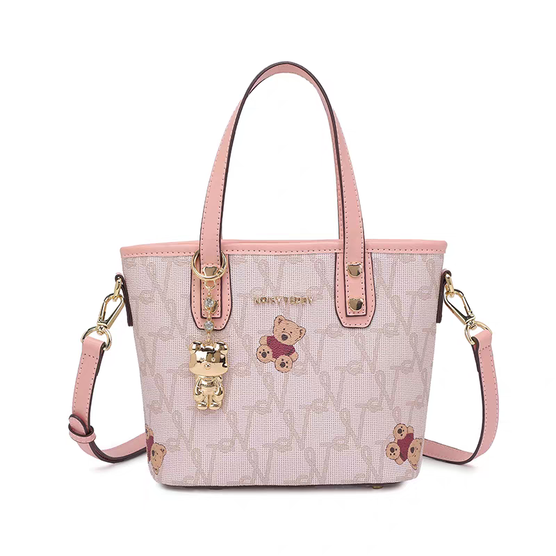 NOISY TEDDY25 New high-end and fashionable women's handbag with letter print shoulder bag, versatile