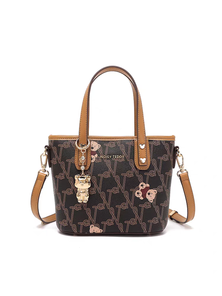 NOISY TEDDY25 New high-end and fashionable women's handbag with letter print shoulder bag, versatile