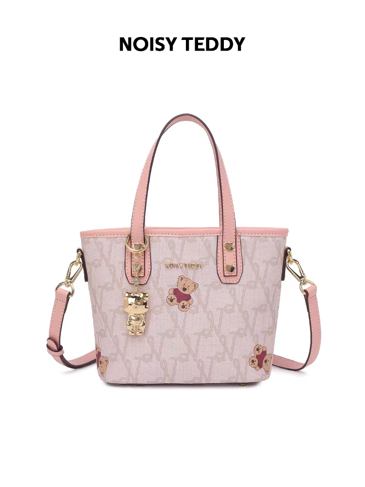 NOISY TEDDY25 New high-end and fashionable women's handbag with letter print shoulder bag, versatile