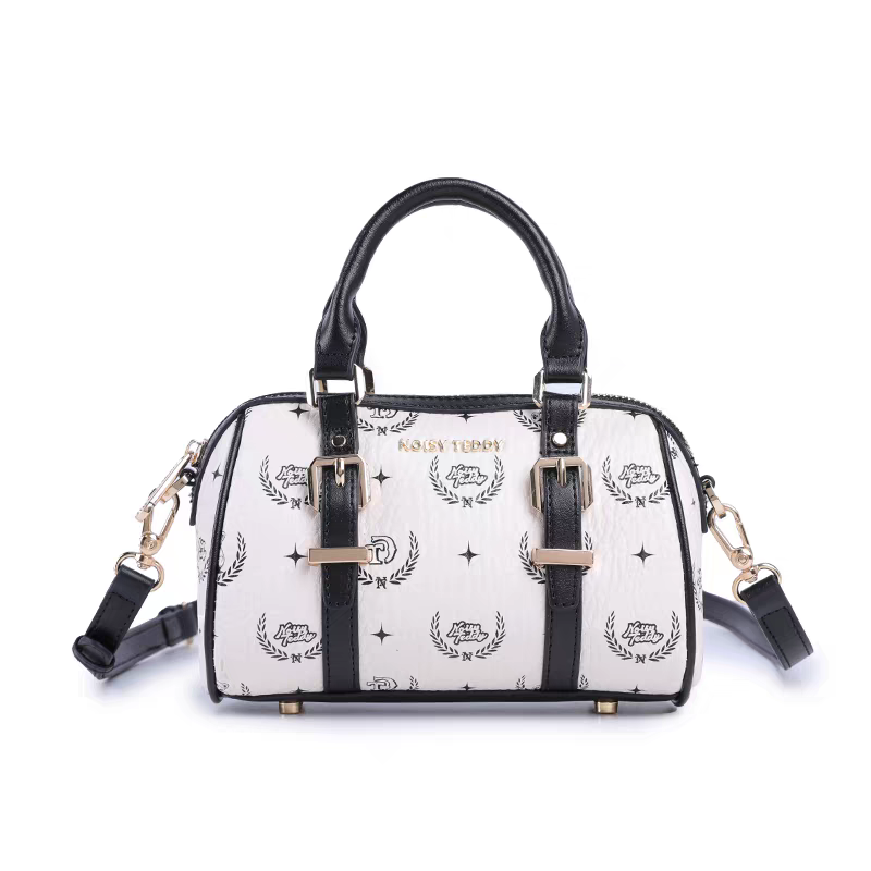 NOISY TEDDY25 New fashion printed retro women's handbag, light luxury and versatile single-shoulder crossbody bag
