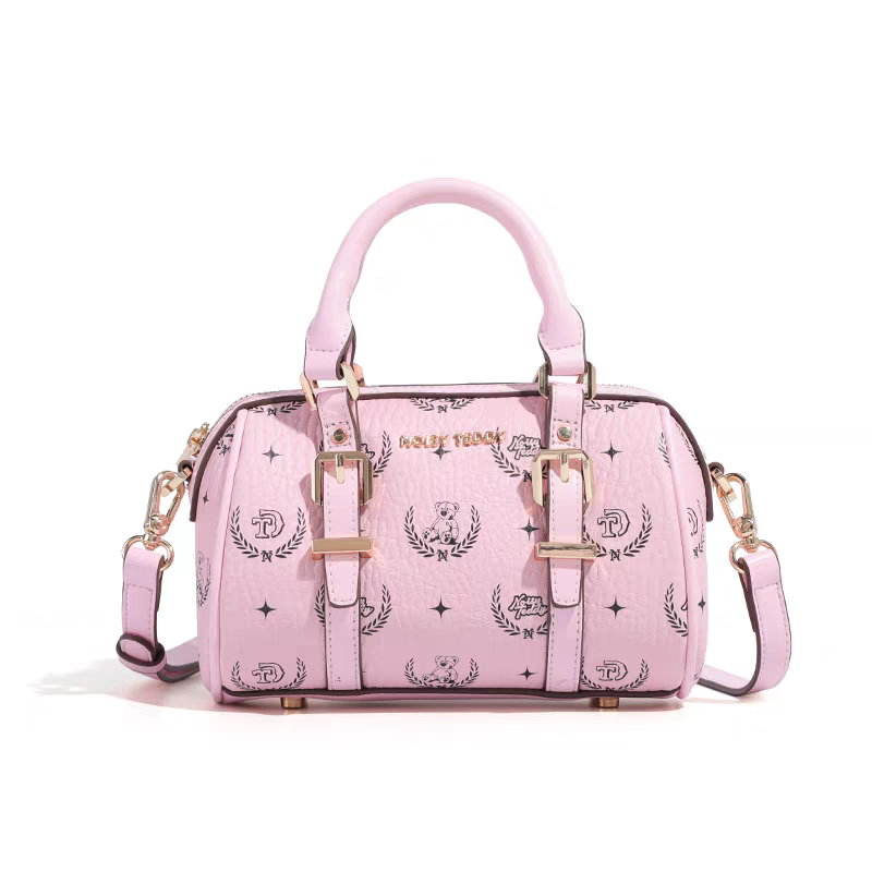 NOISY TEDDY25 New fashion printed retro women's handbag, light luxury and versatile single-shoulder crossbody bag