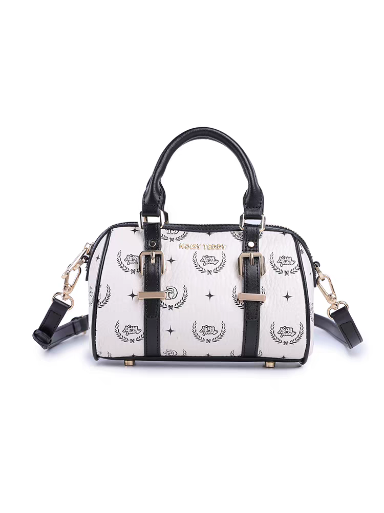 NOISY TEDDY25 New fashion printed retro women's handbag, light luxury and versatile single-shoulder crossbody bag