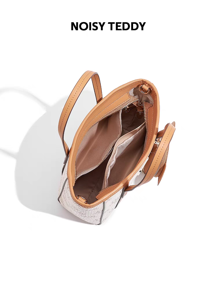 NOISY TEDDY25 New fashionable, high-end and light luxury women's handbag, single-shoulder crossbody tote bag, versatile