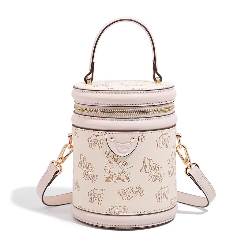 NOISY TEDDY25 New high-end, fashionable and trendy women's hand-held bucket bag, single-shoulder crossbody