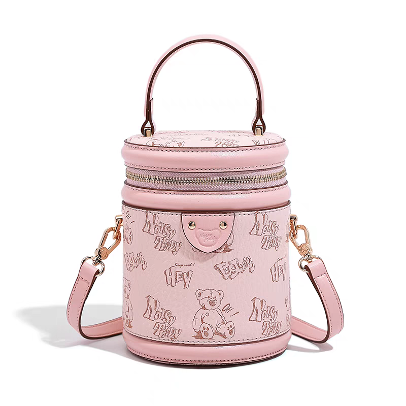 NOISY TEDDY25 New high-end, fashionable and trendy women's hand-held bucket bag, single-shoulder crossbody