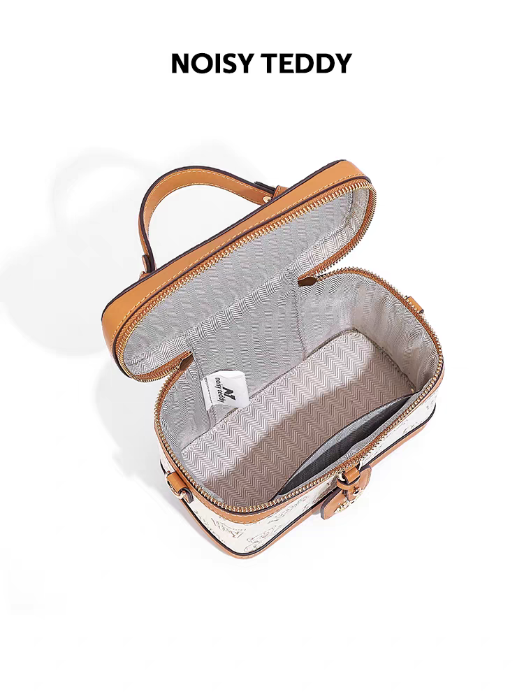 NOISY TEDDY25 New fashion trend, light luxury and high-end bucket single-shoulder crossbody handbag, versatile
