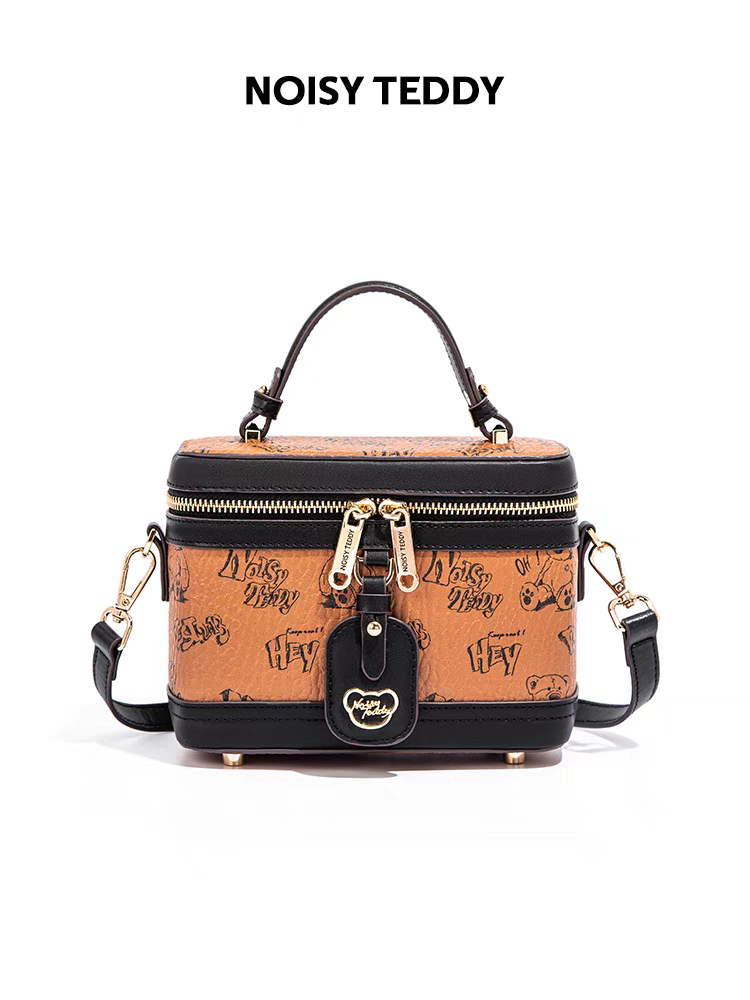NOISY TEDDY25 New fashion trend, light luxury and high-end bucket single-shoulder crossbody handbag, versatile
