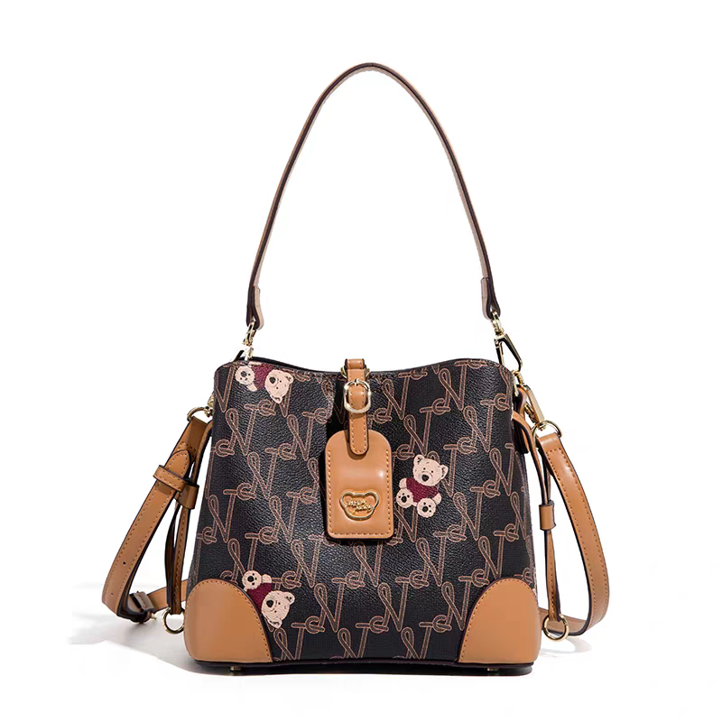 NOISY TEDDY25 New stylish and trendy lettered women's underarm bag, hand and shoulder crossbody bag, versatile