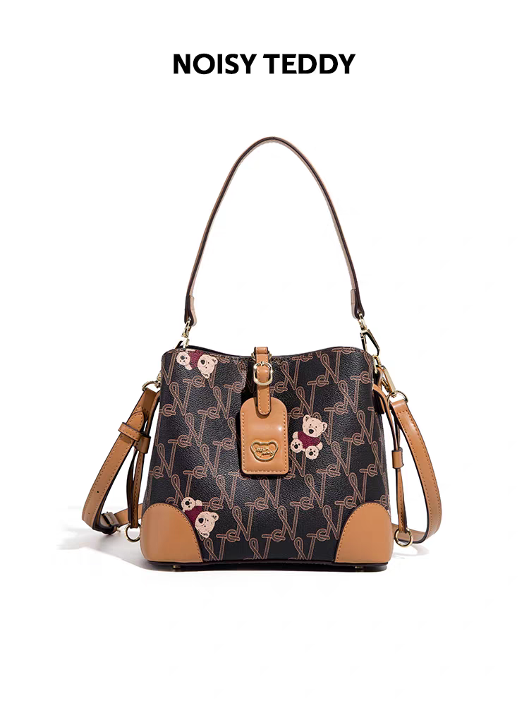 NOISY TEDDY25 New stylish and trendy lettered women's underarm bag, hand and shoulder crossbody bag, versatile