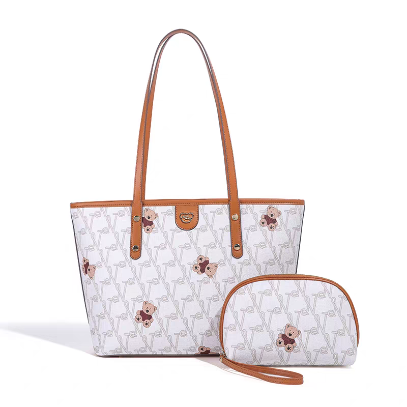 NOISY TEDDY25 New trendy and fashionable women's mother and child bag, large capacity tote bag for commuting, high-end style