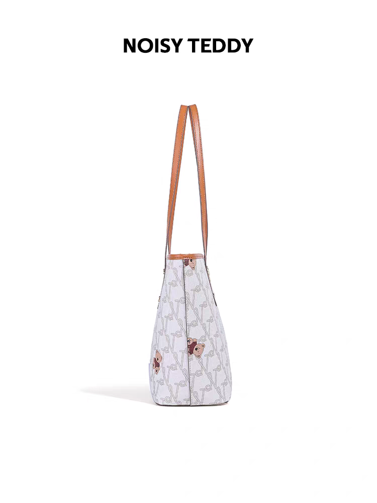 NOISY TEDDY25 New trendy and fashionable women's mother and child bag, large capacity tote bag for commuting, high-end style