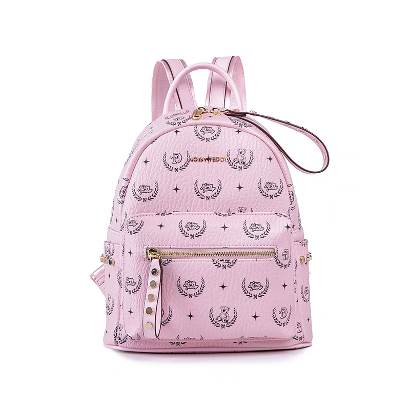 NOISY TEDDY25 New fashion trend printed women's backpack with large capacity, light luxury and high-end