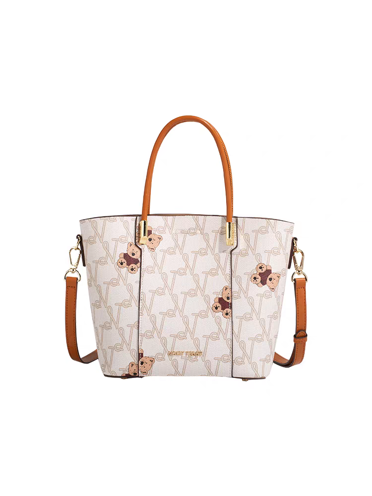 NOISY TEDDY25 New fashion trend high-end texture handbag, letter print single-shoulder crossbody bag
