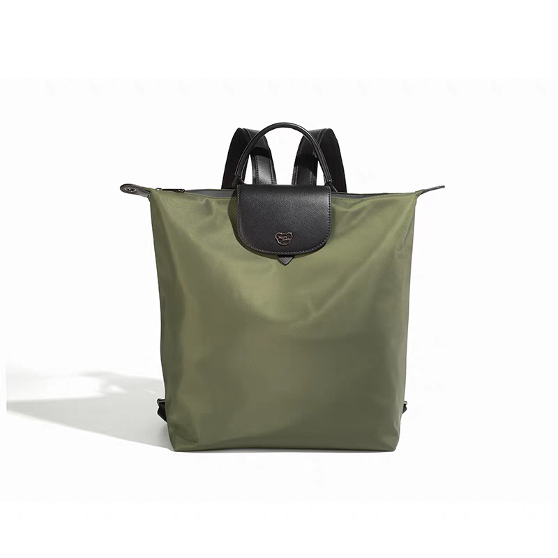 NOISY TEDDY25 new stylish and simple solid color backpack for commuting, large capacity, lightweight and versatile