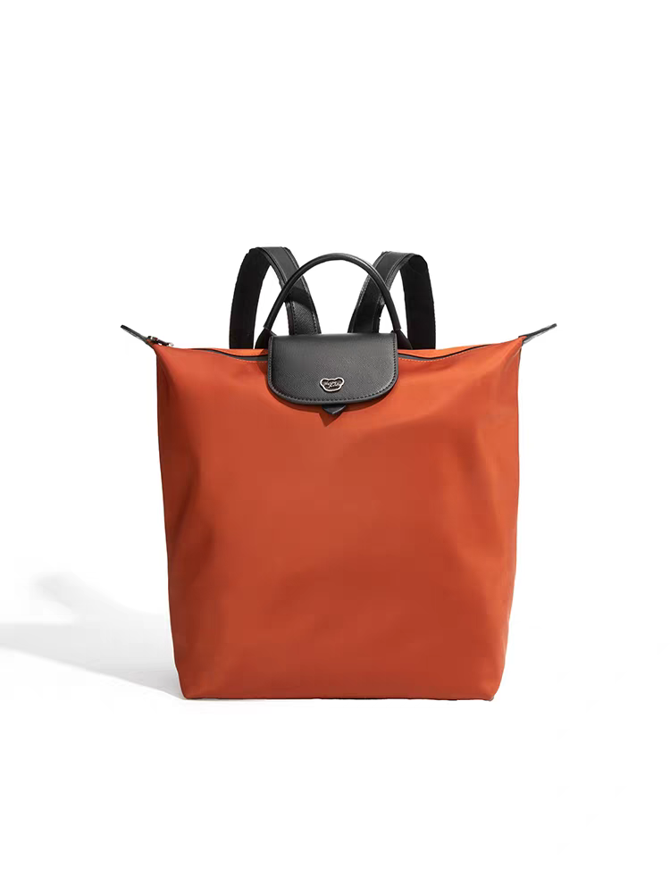 NOISY TEDDY25 new stylish and simple solid color backpack for commuting, large capacity, lightweight and versatile