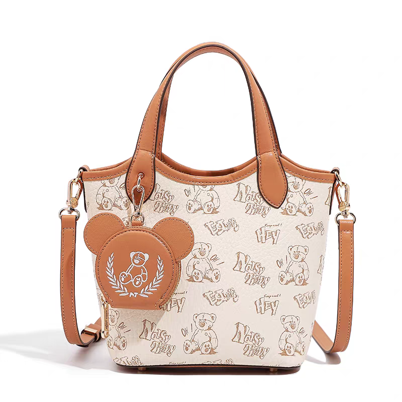 NOISY TEDDY25 new youthful, beautiful, light luxury and high-end women's handbag, fashionable, trendy and versatile