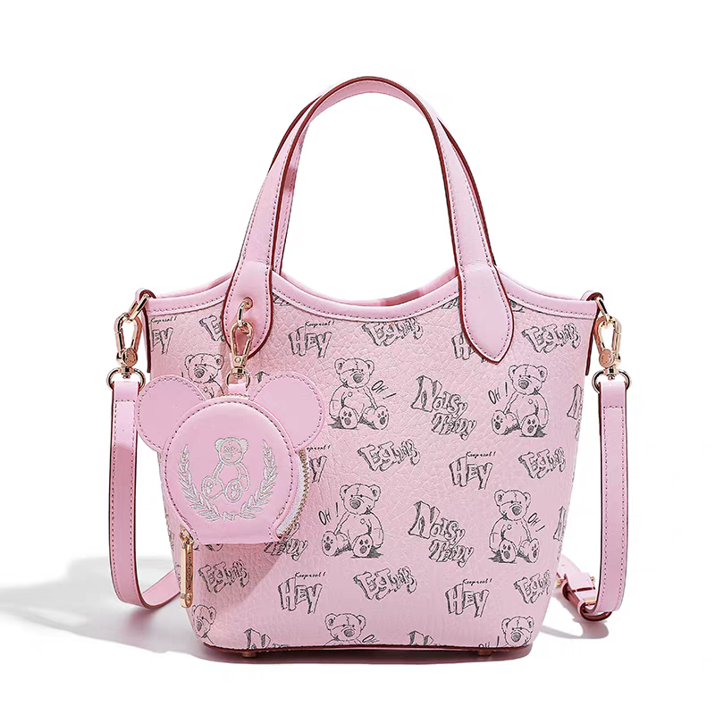 NOISY TEDDY25 new youthful, beautiful, light luxury and high-end women's handbag, fashionable, trendy and versatile